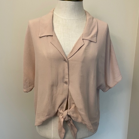 Wilfred Free tie front blouse - Picture 2 of 7